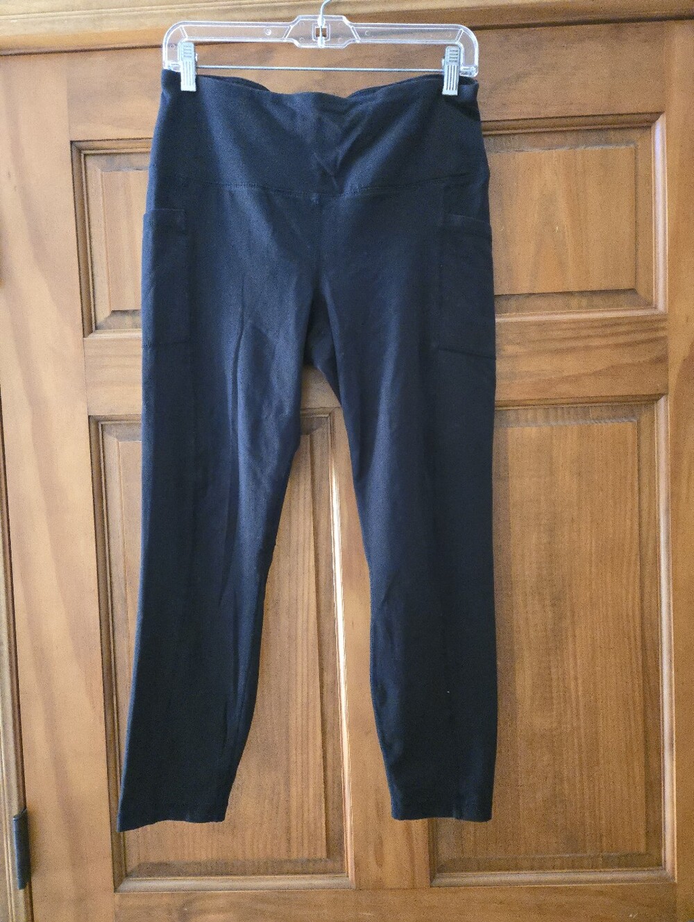 90 Degree High-Waist 3/4 Length Legging Black Size XL